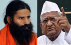 Anna, Ramdev join hands, to hold fast June 3